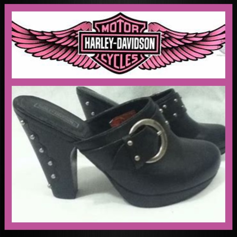 Harley-Davidson studded heels 🖤💔🖤